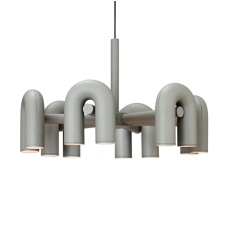 52057 Висечка светилка ECLIPSE LED 12x7W 3000K Сива Luxen